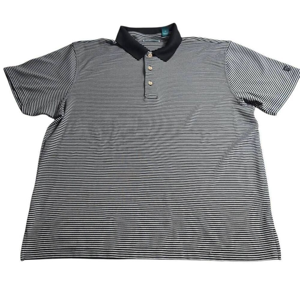 Cubavera stripped Polo Shirt XL